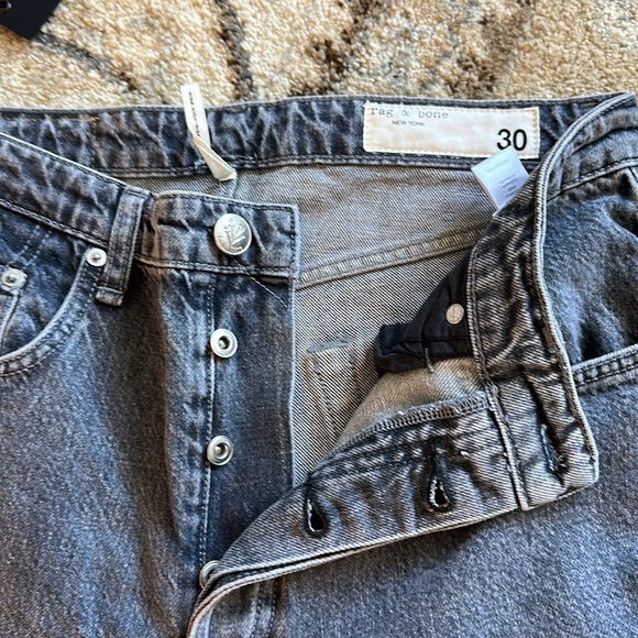 Rag&Bone Nina High Rise Straight Ankle Cigarette Jeans Size 30,Fits like a 27 28 - Picture 3 of 6